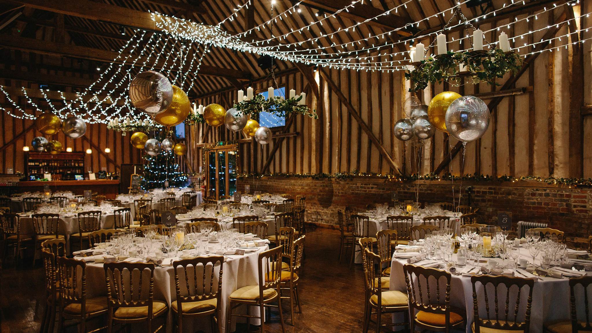 Christmas party venue for 170 guests | Stanlake Weddings